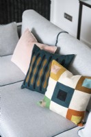 Detail of patterned cushions