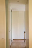 Fitted cupboards in hallway