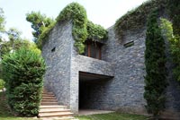 Modern stone house