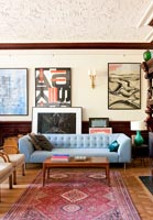 Eclectic living room 
