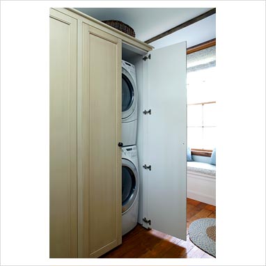 GAP Interiors - Washing machine and dryer in cupboard - Picture library ...
